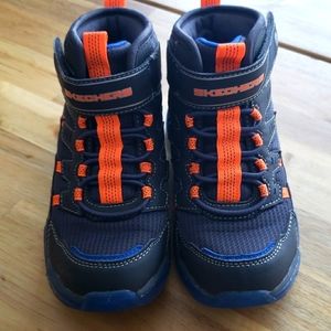 Boys Sketches Light Up Snow Boots